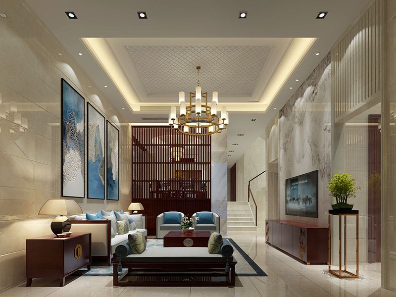 泰州市春江花城現(xiàn)代簡約風(fēng)格別墅裝修案例