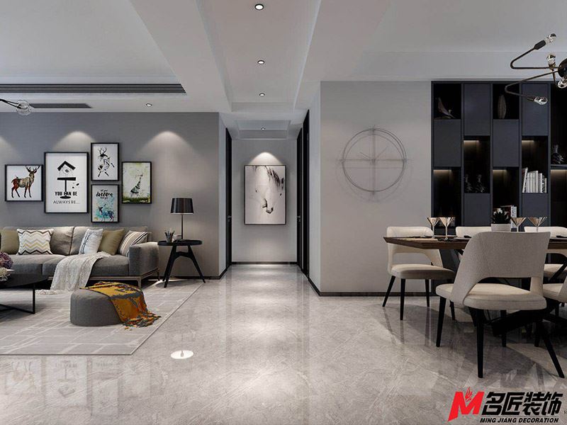 廣州市東風廣場歐式風格二居室裝修案例