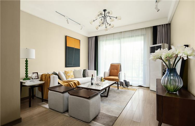 江門市經(jīng)緯凱旋世家輕奢風(fēng)格三居室裝修案例