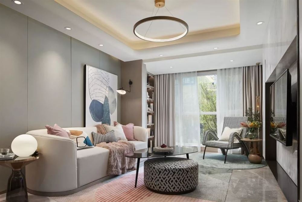 廣州市恒創(chuàng)恒?；▓@輕奢風(fēng)格三居室裝修案例