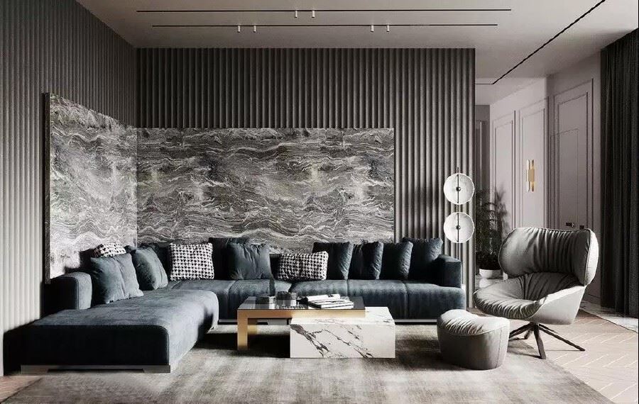 佛山市碧桂園&middot;鳳凰灣輕奢風格三居室裝修案例