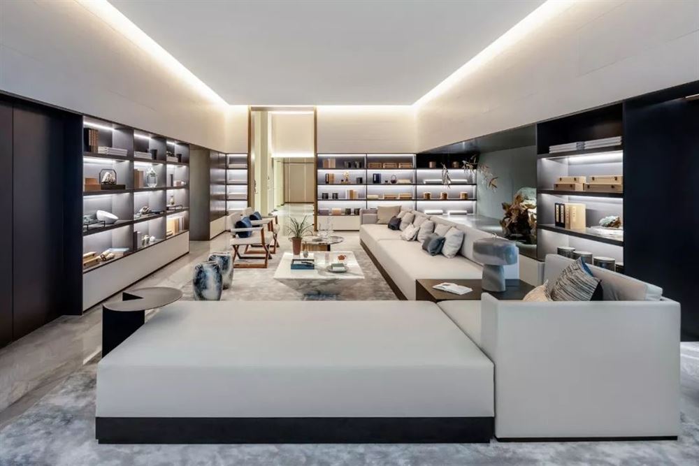 江門市東富花園新中式風(fēng)格四居室裝修案例