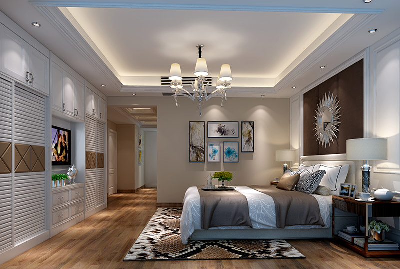 珠江半島花園四居215平米現(xiàn)代簡(jiǎn)約風(fēng)格室內(nèi)裝修案例-臥室 珠江半島花園四居215平米現(xiàn)代簡(jiǎn)約風(fēng)格室內(nèi)裝修案例-臥室