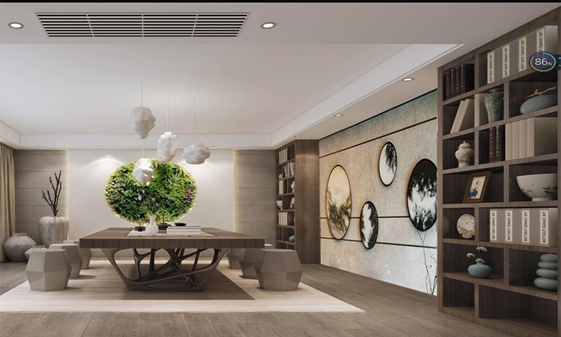 佛山市萬(wàn)科金域時(shí)光(商業(yè))現(xiàn)代簡(jiǎn)約風(fēng)格別墅裝修案例