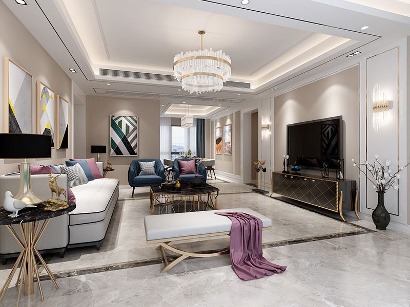 泰州市晨陽(yáng)社區(qū)現(xiàn)代簡(jiǎn)約風(fēng)格三居室裝修案例