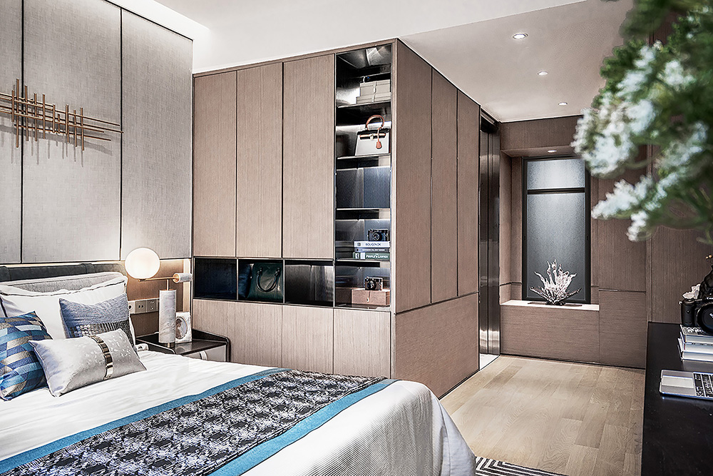 輕奢風(fēng)格室內(nèi)裝修效果圖-江南萬達(dá)廣場三居158平米-臥室 輕奢風(fēng)格室內(nèi)裝修效果圖-江南萬達(dá)廣場三居158平米-臥室