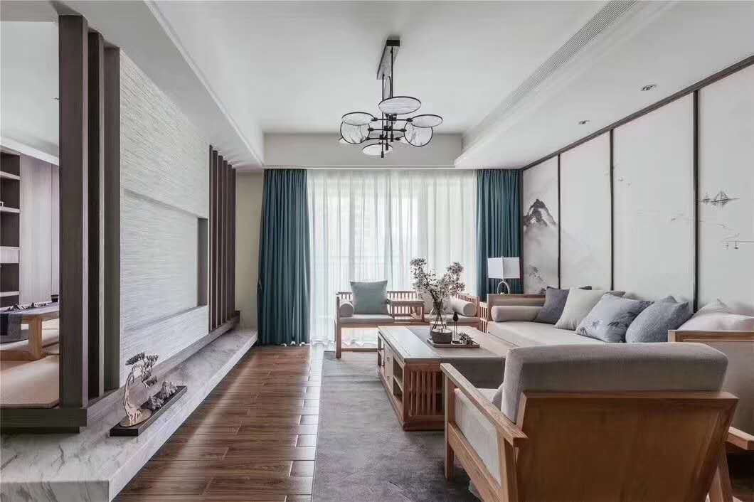 佛山市越秀閱湖臺(tái)現(xiàn)代簡約風(fēng)格三居室裝修案例