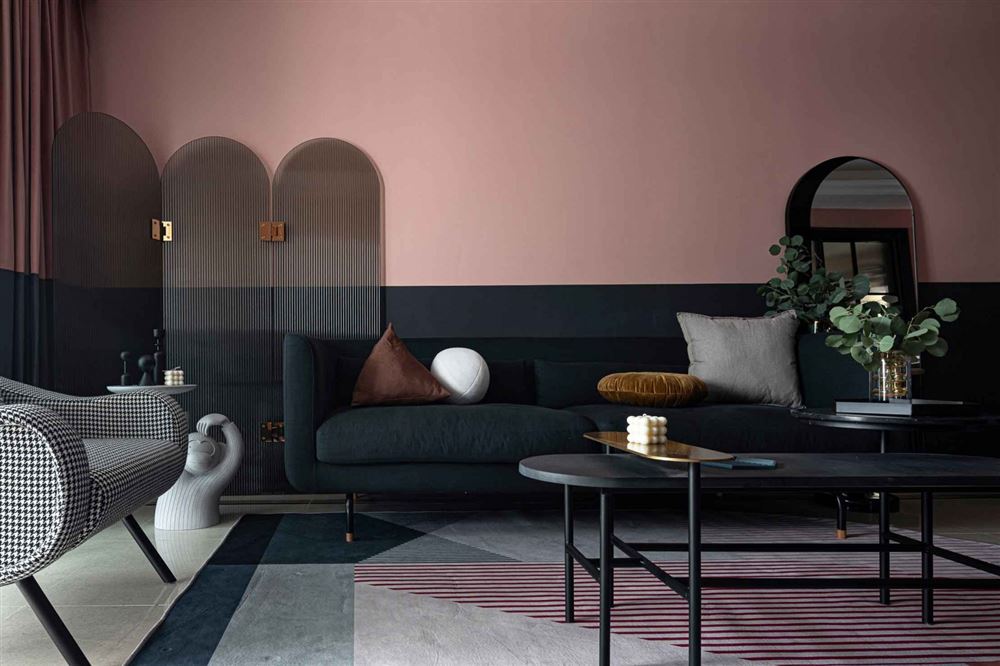 江門市星海灣華庭輕奢風格三居室裝修案例