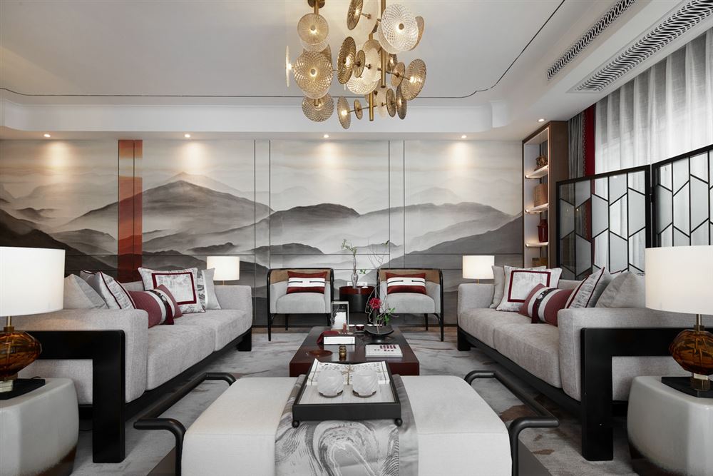 佛山市中建順控&middot;云熙悅城新中式風(fēng)格復(fù)式裝修案例