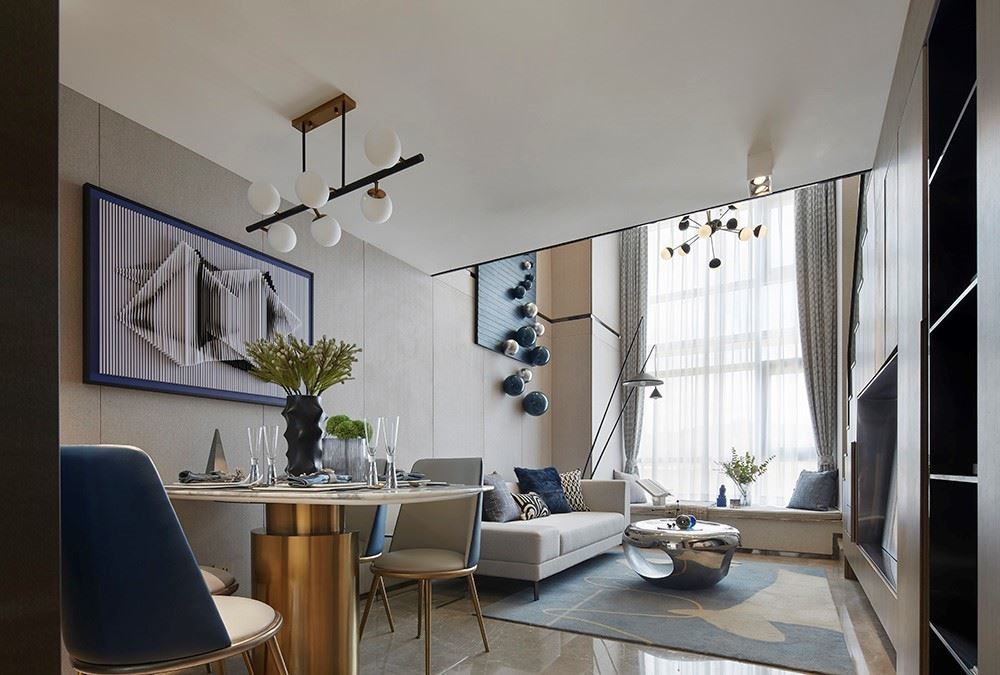 江門市越秀星匯名庭現(xiàn)代風(fēng)格復(fù)式裝修案例