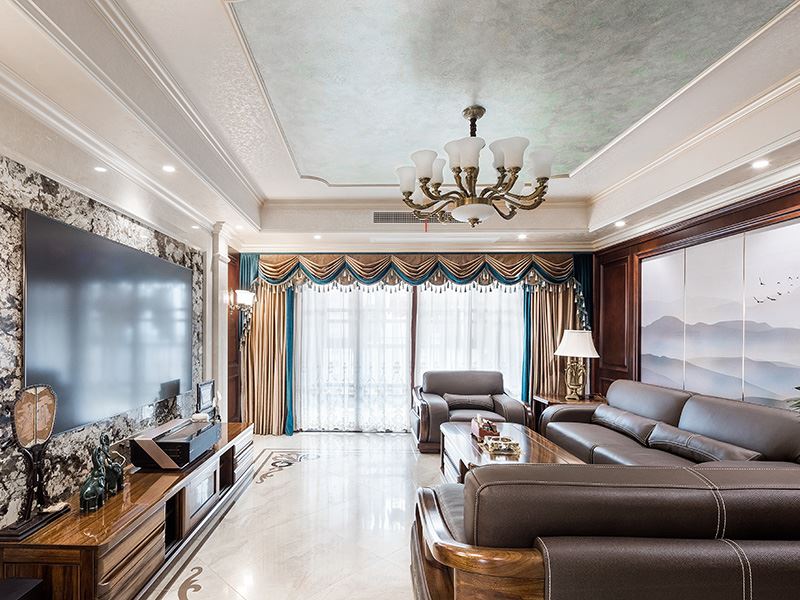 常州市御城歐式風(fēng)格四居室裝修案例