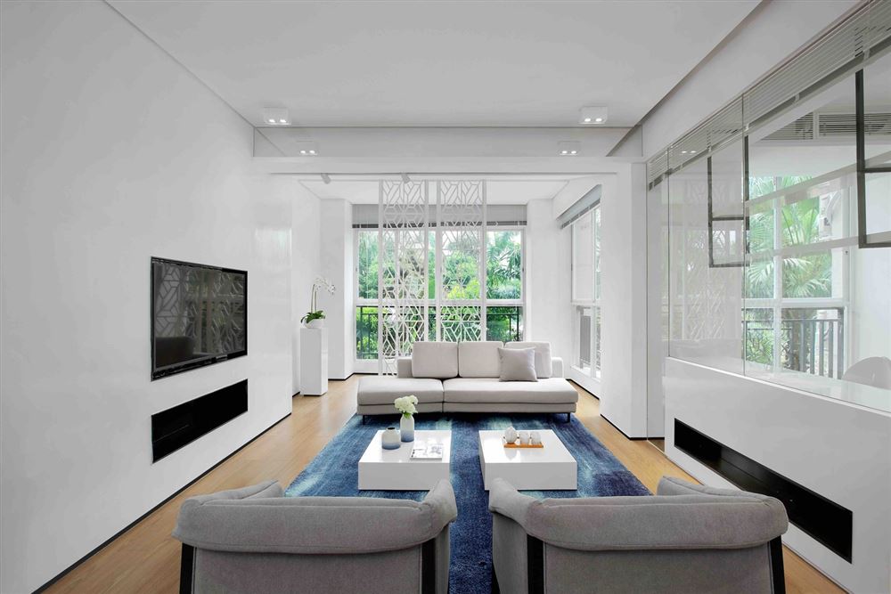 佛山市雅居樂萬象郡現(xiàn)代簡(jiǎn)約風(fēng)格三居室裝修案例