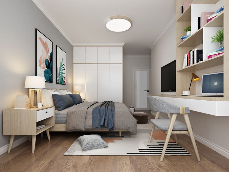 佛山市鵬瑞&middot;三龍灣1號現(xiàn)代簡約風格三居室裝修案例