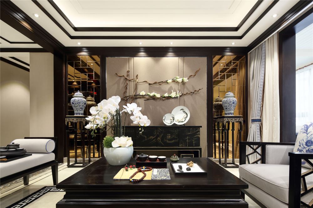 江門市幸福新村新古典風格四居室裝修案例