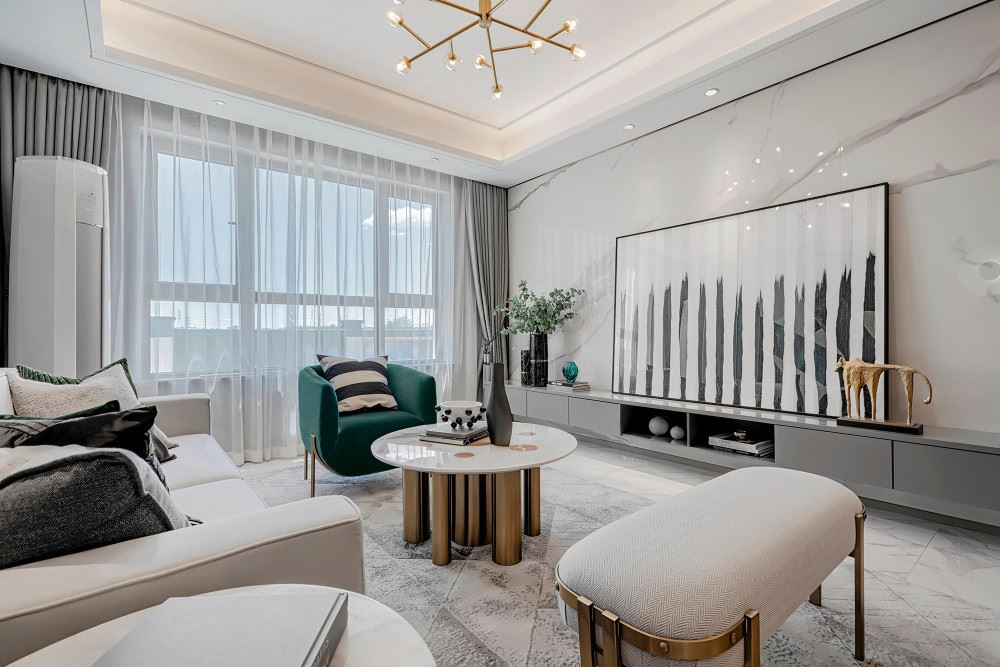 佛山市恒大雅苑北歐風(fēng)格三居室裝修案例