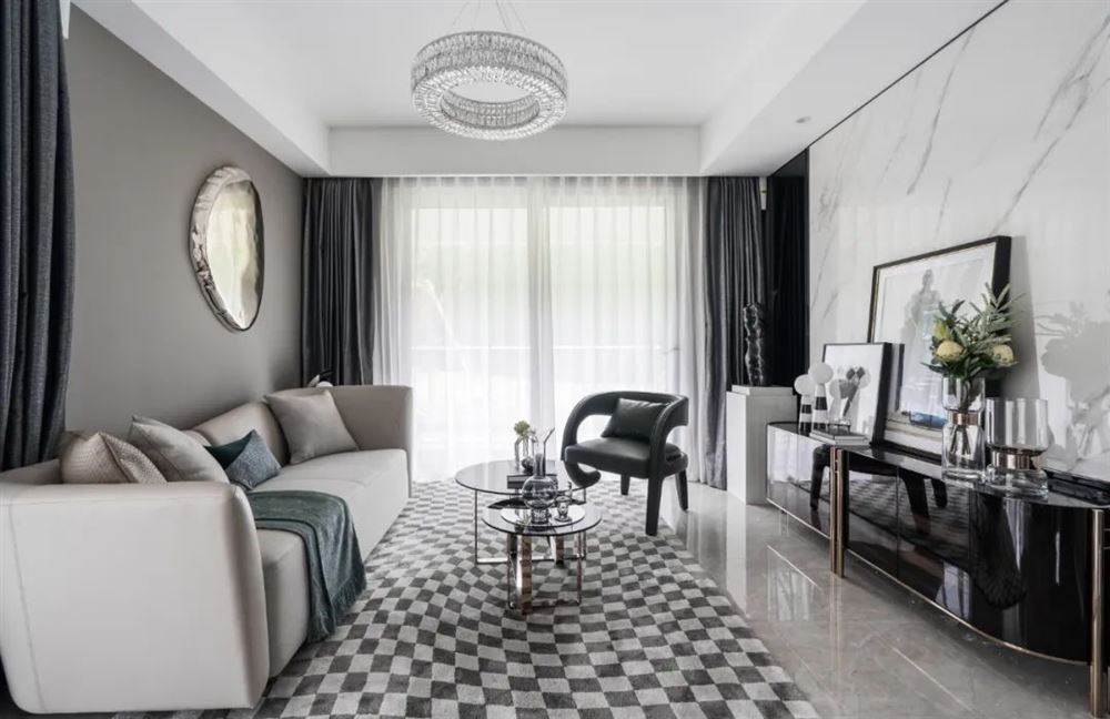 江門市五邑碧桂園現(xiàn)代簡約風(fēng)格三居室裝修案例