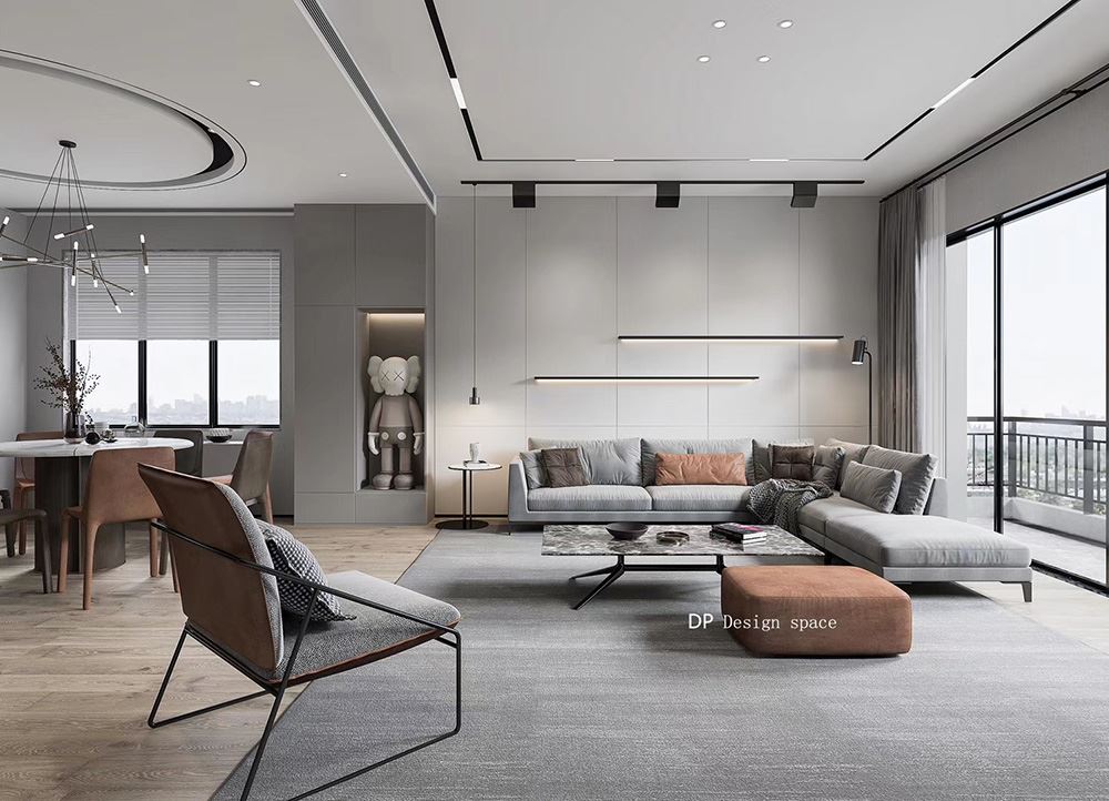 佛山市海倫堡玖悅瀾灣現(xiàn)代簡(jiǎn)約風(fēng)格別墅裝修案例