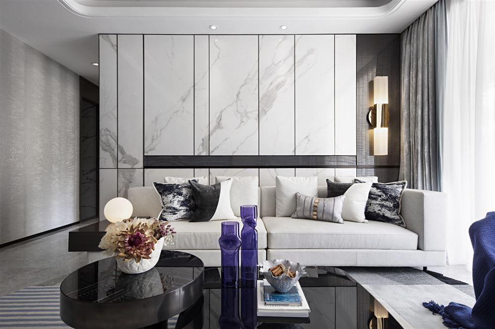 佛山市時代南灣輕奢風(fēng)格別墅裝修案例