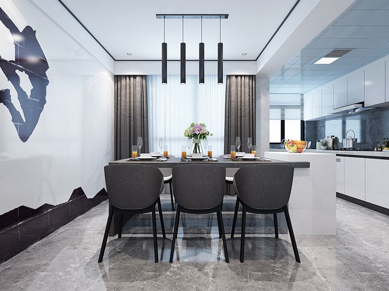 楚雄彝族自治州楚雄碧桂園現代簡約風格三居室裝修案例