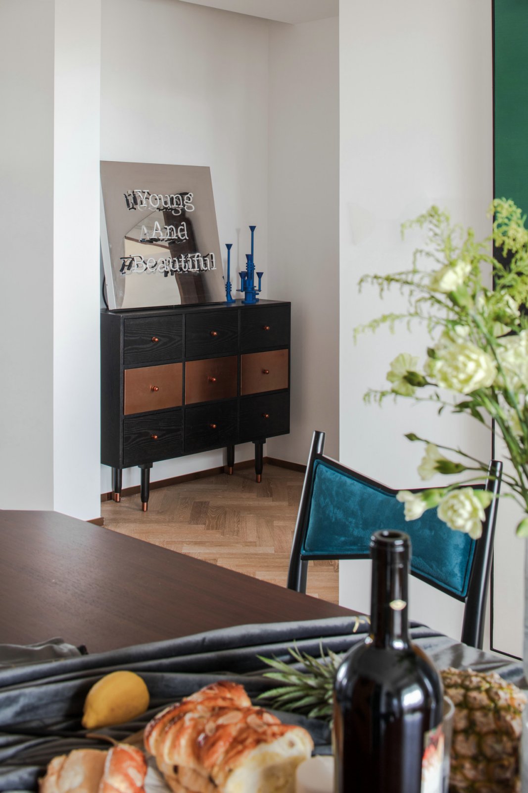 北歐風格家裝設計室內(nèi)裝修效果圖-玄關