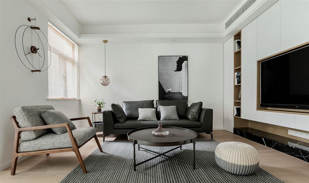 惠州市佳兆業(yè)&middot;湯泉驛現(xiàn)代簡約風格三居室裝修案例