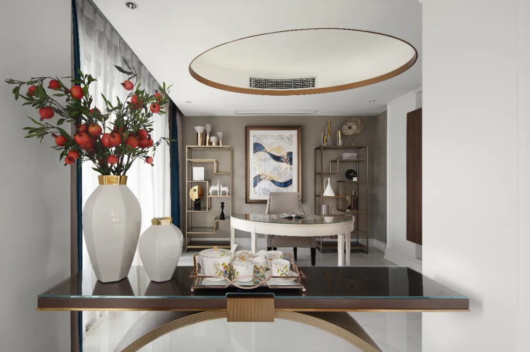 輕奢風(fēng)格家裝設(shè)計(jì)室內(nèi)裝修效果圖-餐廳 輕奢風(fēng)格家裝設(shè)計(jì)室內(nèi)裝修效果圖-餐廳
