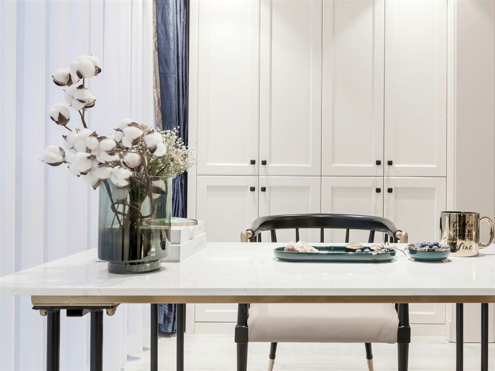 江門市碧桂園翡翠香堤輕奢風(fēng)格三居室裝修案例