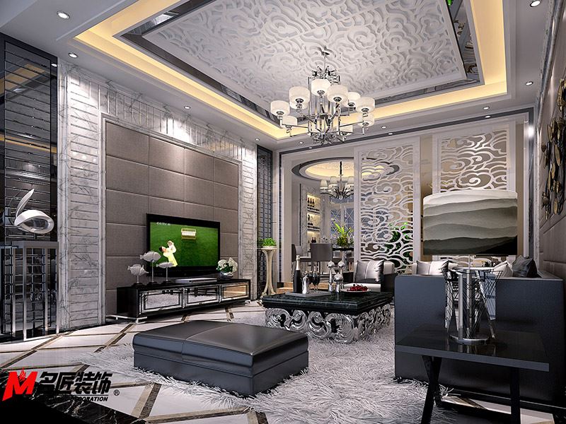 河源市福臨苑現(xiàn)代簡(jiǎn)約風(fēng)格別墅裝修案例