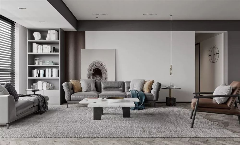 佛山市廣佛新世界花園洋房現(xiàn)代簡(jiǎn)約風(fēng)格三居室裝修案例