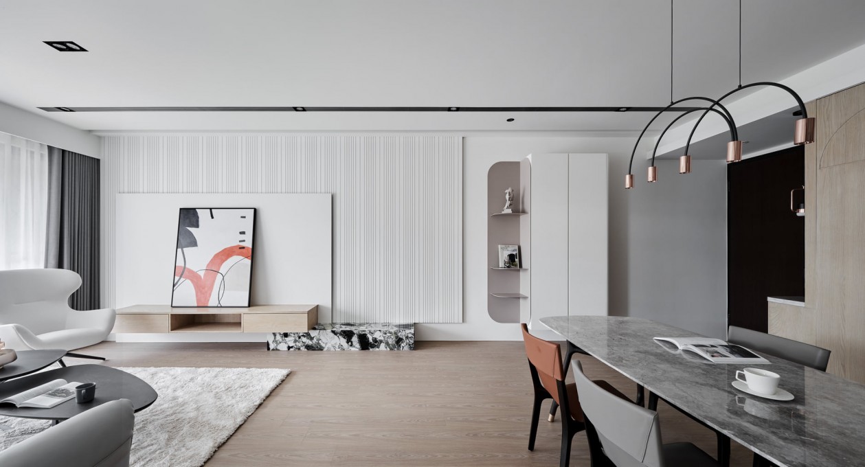 現(xiàn)代簡(jiǎn)約風(fēng)格室內(nèi)設(shè)計(jì)家裝案例-客餐廳 現(xiàn)代簡(jiǎn)約風(fēng)格室內(nèi)設(shè)計(jì)家裝案例-客餐廳