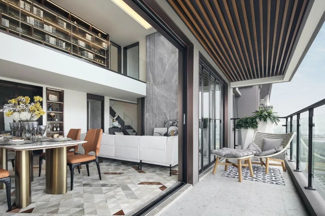 現(xiàn)代輕奢風(fēng)格家裝設(shè)計(jì)室內(nèi)裝修效果圖-陽臺(tái) 現(xiàn)代輕奢風(fēng)格家裝設(shè)計(jì)室內(nèi)裝修效果圖-陽臺(tái)