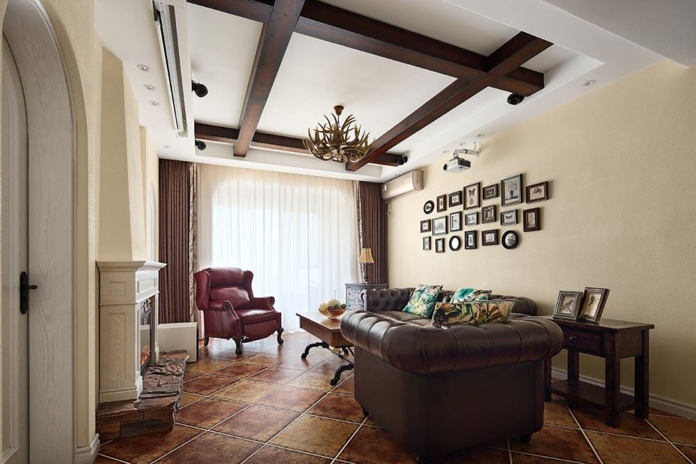 佛山市保利和悅濱江美式風(fēng)格三居室裝修案例