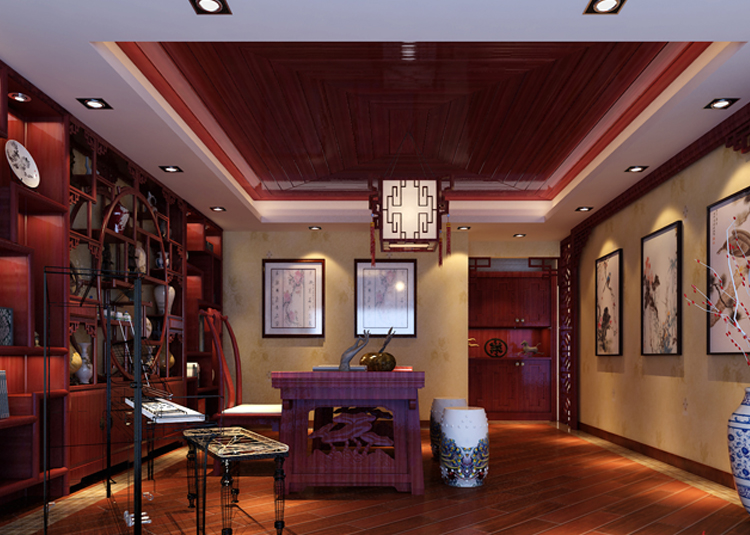 佛山市保利中央公園歐式風(fēng)格四居室裝修案例