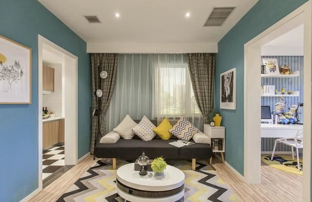 佛山市中交&middot;瀧灣云城北歐風(fēng)格四居室裝修案例