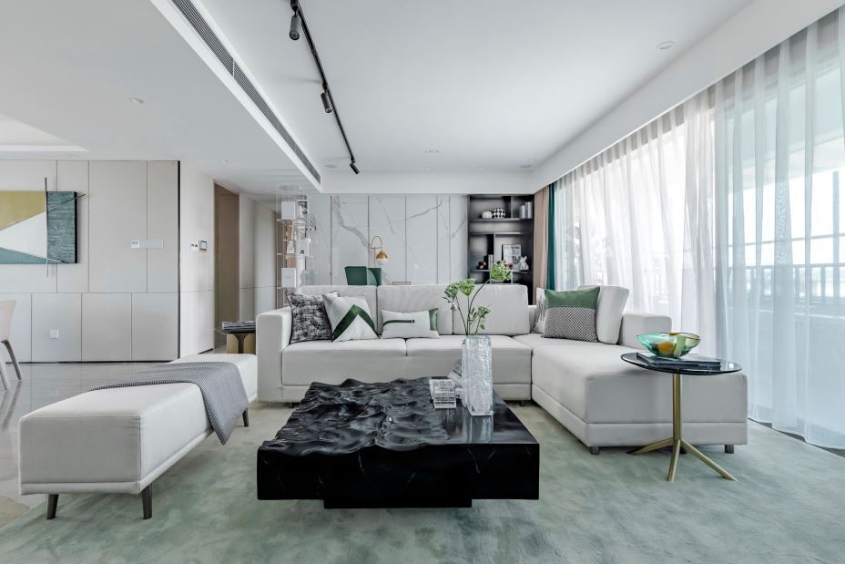 江門市彩虹花園輕奢風(fēng)格四居室裝修案例