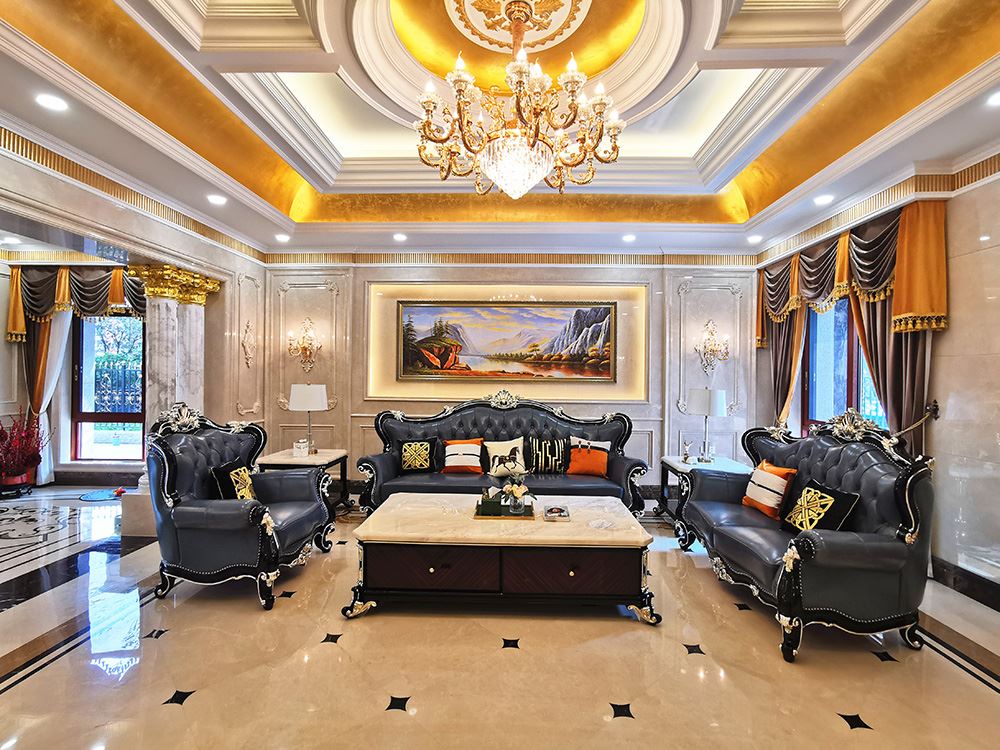 佛山市時代南灣歐式風(fēng)格別墅裝修案例