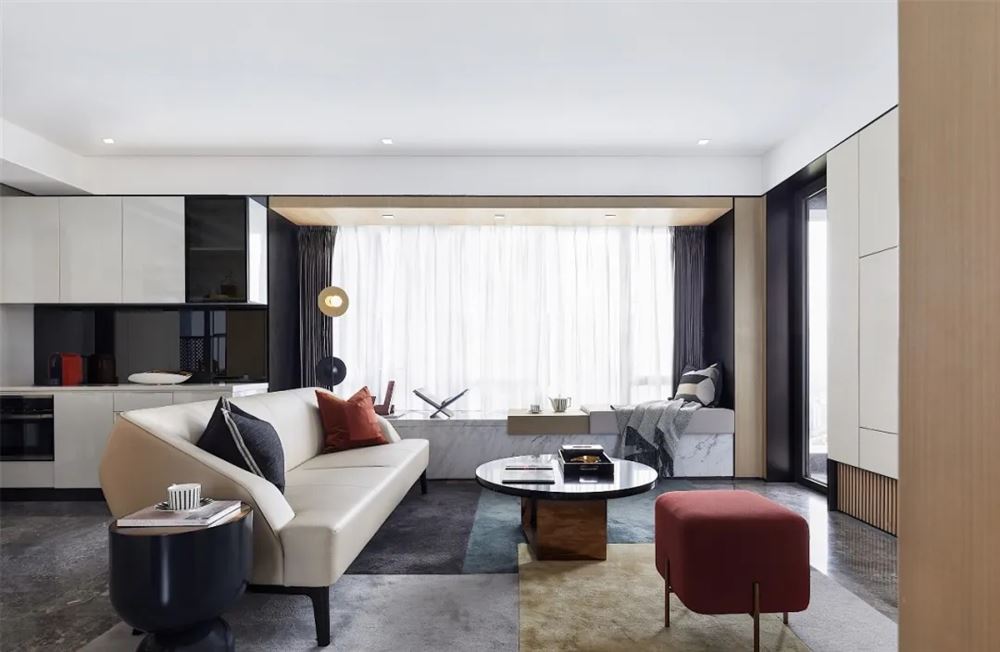 佛山市萬科悅都薈輕奢風(fēng)格四居室裝修案例