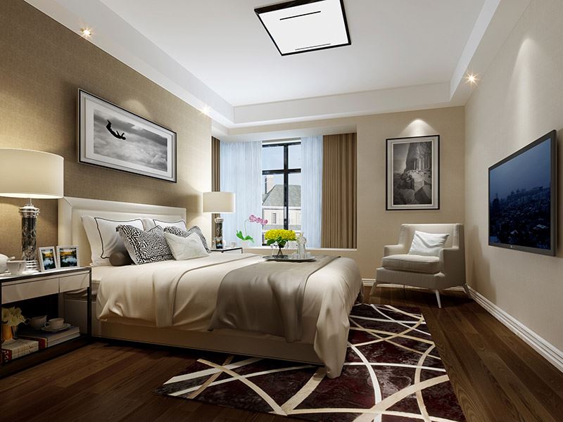 河源市東江灣&middot;名門世家現(xiàn)代簡(jiǎn)約風(fēng)格三居室裝修案例