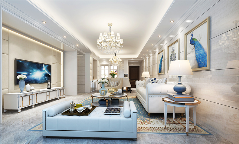 佛山市美的&middot;金地&middot;新明珠&middot;鳳翔灣壹號(hào)北歐風(fēng)格三居室裝修案例