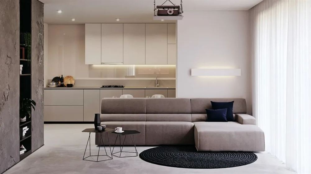 江門市鶴山堅美園現(xiàn)代簡約風格三居室裝修案例