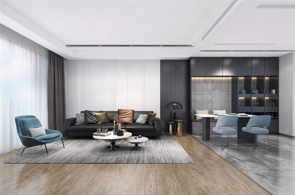 廣州市富力泉天下現(xiàn)代簡(jiǎn)約風(fēng)格三居室裝修案例