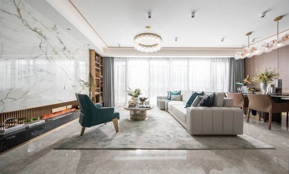 佛山市時代愛車小鎮(zhèn)(佛山)輕奢風格四居室裝修案例