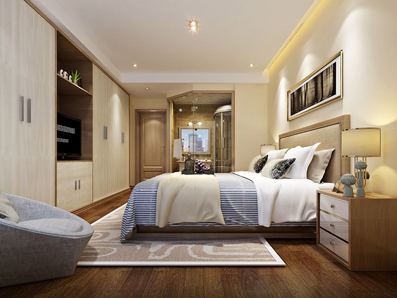 河源市東江首府現(xiàn)代簡約風(fēng)格四居室裝修案例