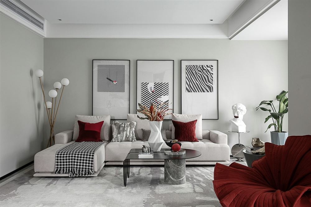 江門(mén)市碧濤豪苑現(xiàn)代簡(jiǎn)約風(fēng)格三居室裝修案例