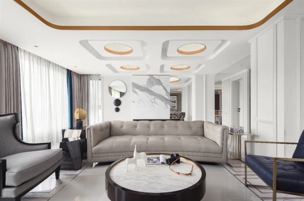 湛江市碧桂園城邦花園輕奢風(fēng)格復(fù)式裝修案例