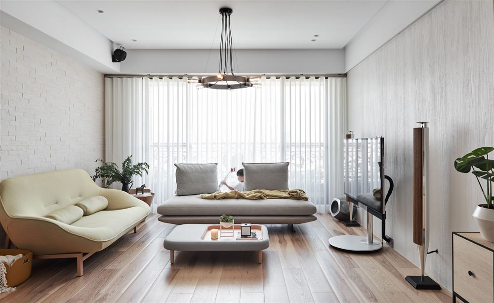 佛山市保利時代天珀北歐風格三居室裝修案例