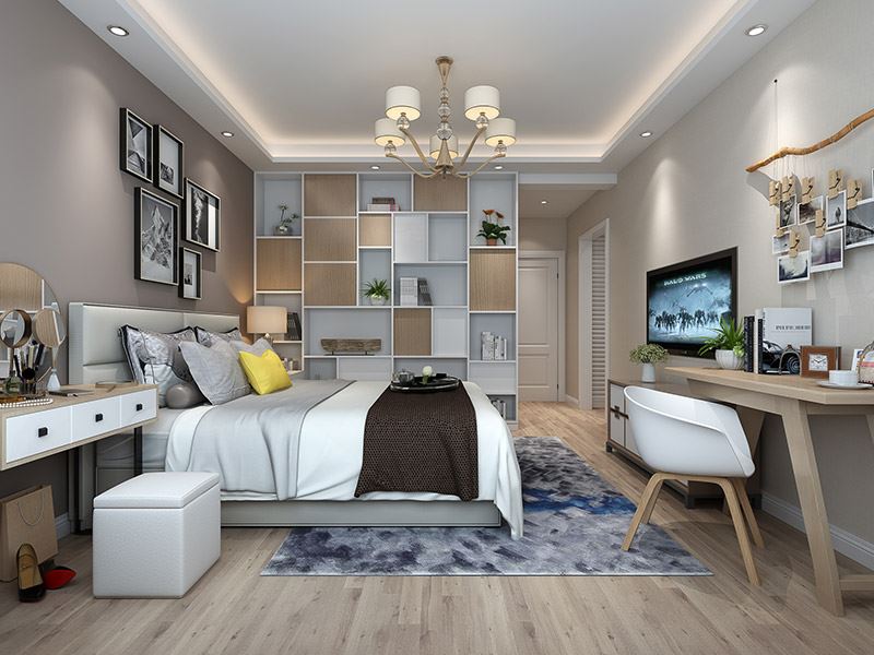 佛山市中交&middot;瀧灣云城現(xiàn)代簡約風(fēng)格二居室裝修案例