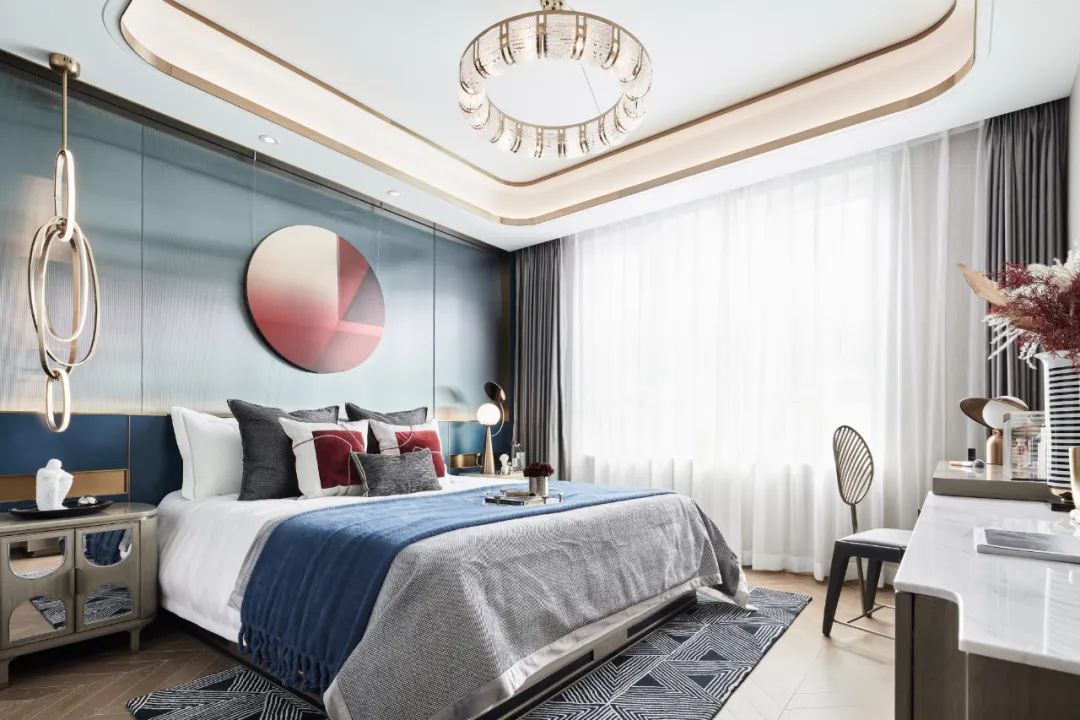 歐式風格家裝設計室內(nèi)裝修效果圖-臥室