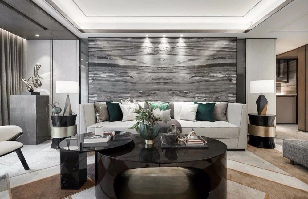 佛山市美的半島莊園輕奢風(fēng)格三居室裝修案例