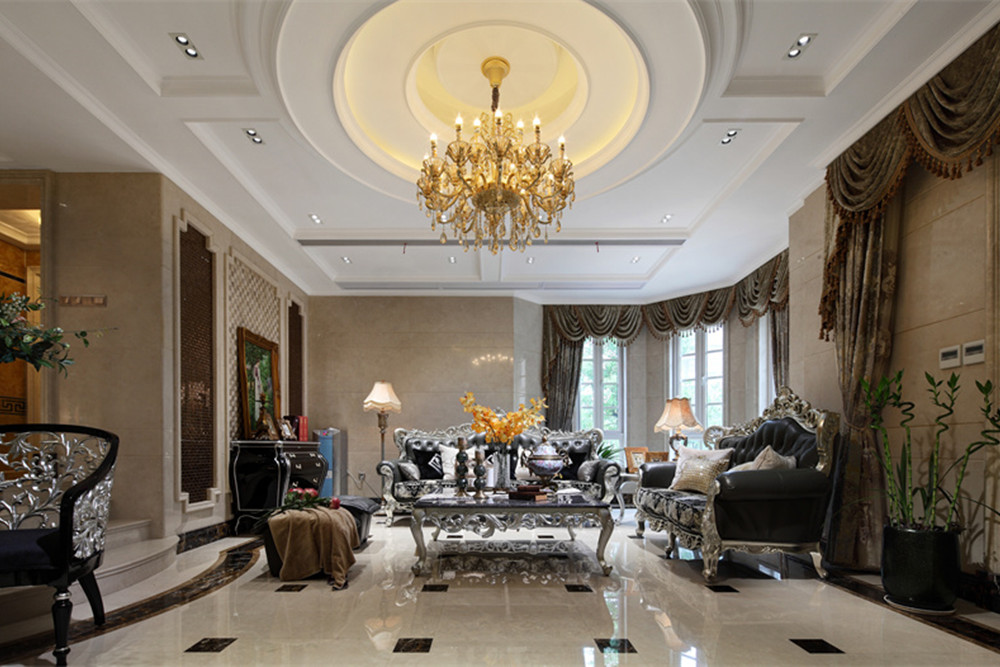 嘉興市嘉業(yè)陽(yáng)光城歐式風(fēng)格別墅裝修案例